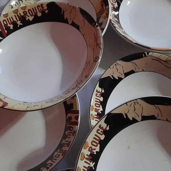 VTG:#8 SangoMoulin Rouge Salad bowl - Picture 3 of 16